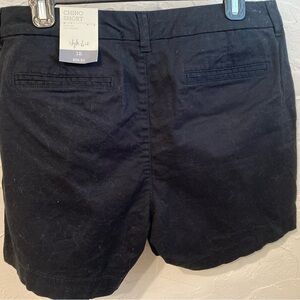 Black Chino Short